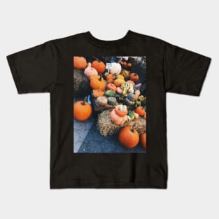 Pumpkins and Gourds Union Square NYC Kids T-Shirt